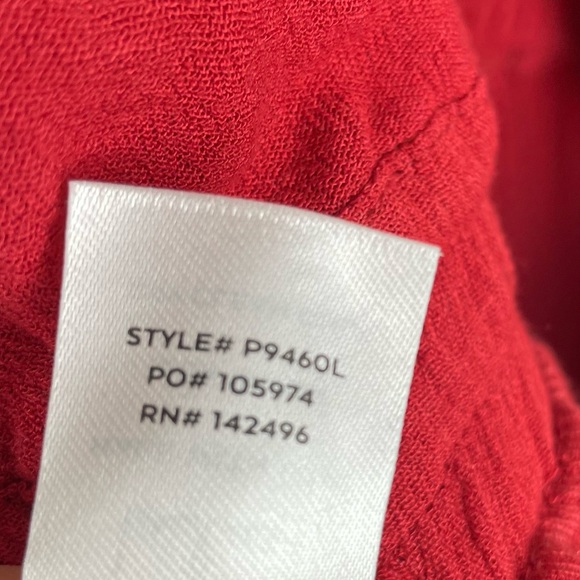 NEW LULUS Lolinda Berry Red Convertible Halter Jumpsuit Size Medium - Picture 9 of 10